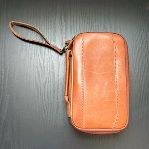 LLBean leather travel case